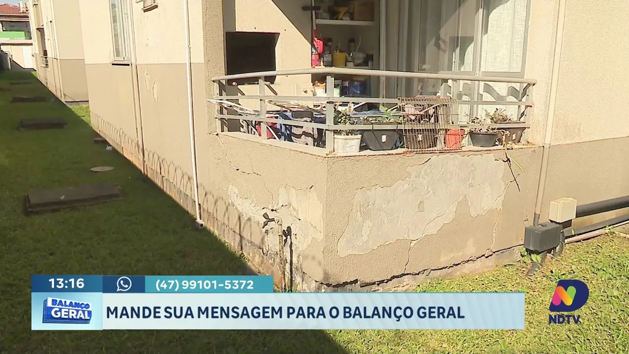 Moradores em risco: prédio pode desabar a qualquer momento