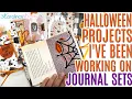 Download Lagu Halloween Projects I've Been Working On, Laminated Halloween Journal Sets, One Sheet Wonder Journal