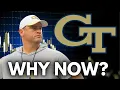 Georgia Tech we need to have a SERIOUS Conversation Yellow Jackets Brent Key ACC