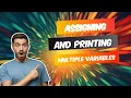 Assigning and Printing Multiple Values to Variable Made Easy Python Tutorial 7