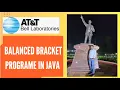 Balanced bracket programe in Java Core Java Interview Question Answer