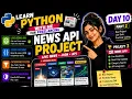 Learn Python With Me for Freelancing Day 10 News API Project