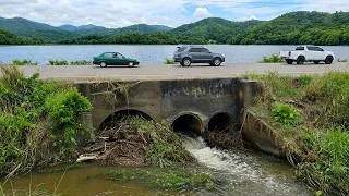 Massive Debris Removal from a Completely Clogged Culvert Drain