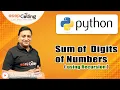 Sum of digits of Number using Recursion in Python Python for Beginners
