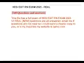 HESI EXIT RN 2023 V6 NEW FULL EXAM