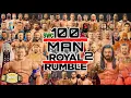 100-Man Royal Rumble 2025 WWE Action Figure Match 2025 FULL MATCH