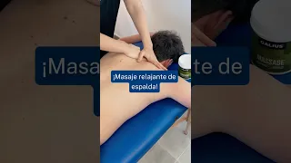 Masaje relajante de espalda