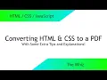 Download Lagu Converting HTML \u0026 CSS to PDF