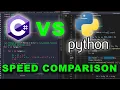 Python VS C Speed Comparison Programming Language Speed Comparison
