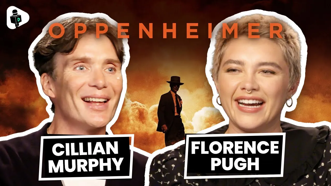 "I'm Irish We're TERRIBLE At This!" 😂 Oppenheimer Interview with Cillian Murphy & Florence Pugh
