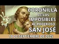 Download Lagu 🔴 CORONILLA DE LOS IMPOSIBLES 🙌 AL PODEROSO SAN JOSÉ 🍁 HOY 10 DE SEPTIEMBRE DE 2025