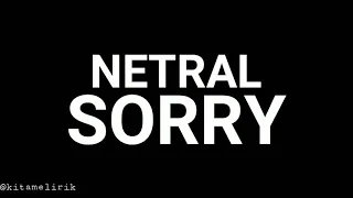 netral sorry lirik 