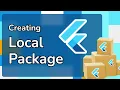 Creating package in flutter app package creation in flutter project custom widget