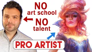 Download I became a PRO ARTIST with NO art school and NO talent MP3