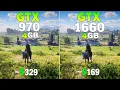 GTX 970 Vs GTX 1660 - Test in 12 Games