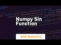 numpy sin function