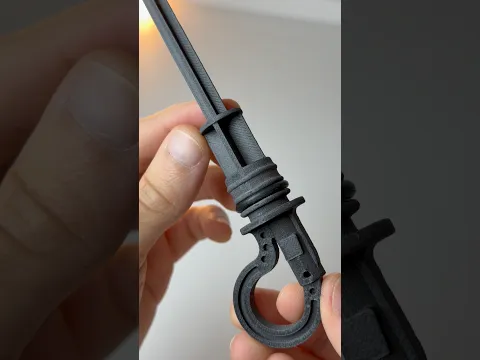 3D printed oil dipstick for air compressor #shorts