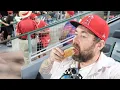The 21 Outfield Seats at Angels Stadium Experience - Ball Park Foods Home Runs Early Entry BP