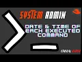 Linux Set Date Time for each command in History