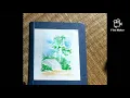 Simple loose watercolour landscape tutorial for beginners
