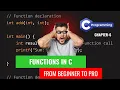 Mastering Functions in C - Full In-Depth Tutorial with Real-Life Examples CODE WITH ME