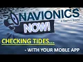 Checking the Tides - with your NAVIONICS Mobile app