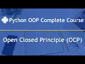 Open Closed Principle OCP in Python OOP