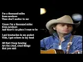 Dwight Yoakam   A Thousand Miles From Nowhere LYRICS