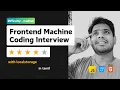 Frontend Machine Coding Interview Star Rating System Javascript Tamil Velmurugan MG