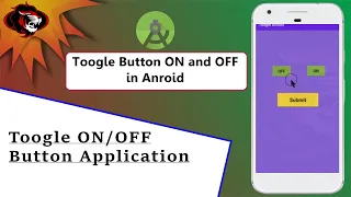 How to Create Toggle Button in Android Studio ToggleButton Android Coding