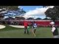 U S Fan Challenged by Rory McIlroy Henrik Stenson Justin Rose and Andy Sullivan 2016 Ryder Cup