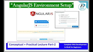 AngularJS - Environment Setup Environment setup of AngularJS AngularJS Installation Hindi