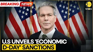 Scott Bessent Holds a Press Conference Unveiling 'Economic D-Day Sanctions' on Iran | WION News