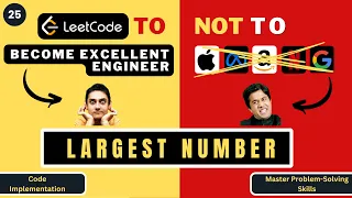 Largest Number Code Implementation Leetcode 179 Progression90