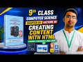 Creating Content with HTML Headings Paragraph Links Images Class 9 Computer Chapter 5 2026