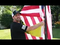 Telescoping flagpole review Freedom Edition 25 Veteran owned Service First Products