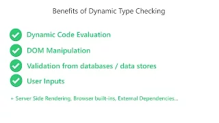 ObjectModel Dynamic vs Static Type Checking - Comparison with TypeScript