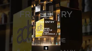 ADE 2025 OBSCURE Taiko Bar Takeover فندق الكونسيرفاتوريوم 