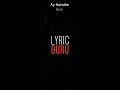 Ay Hairathe - Guru|Official Bollywood Lyrics|Hariharan|Alka|Mohd. Aslam