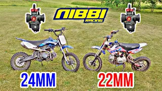 The ULTIMATE Guide - NIBBI Racing 22mm 24mm Carbs on 125cc Pit Bike