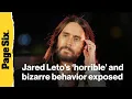 Jared Leto s horrible and bizarre behavior exposed as actor faces sexual assault allegations