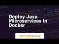 deploy java microservices in docker