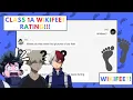 Class 1-A Is In Wikifeet Class 1-A Wikifeets Rating Score Mha Text