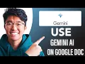 How to Use Gemini AI on Google Doc SIMPLE Easy Guide
