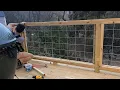 The Best Method Cattle Panel Deck Railing on our Tiny Shed House