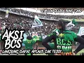 Datangi Tribun BCS, Cak Tessy kagum melihat Aksi Brigata curva sud ini, Persebaya vs pss sleman
