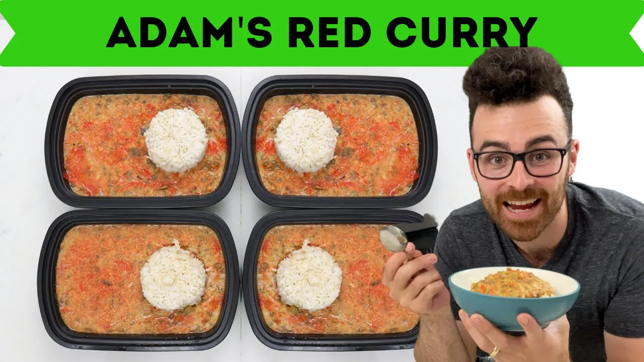 How to make RED CURRY in 20 Minutes   Plant Based Meal Prep