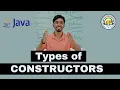 Default Constructor vs Parameterised Constructor Computer Class 10 ICSE ISC Java Programming