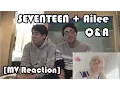 Download Lagu [MV REACTION] Q\u0026A by SEVENTEEN + Ailee(세븐틴 + 에일리)