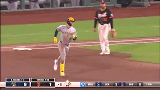 Jake Bauers s 2nd home run of 2025 is a 2-run blast